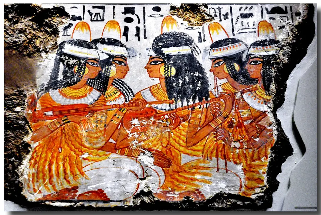 ancient egyptian paintings women